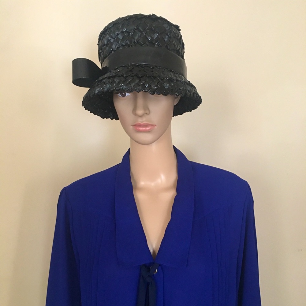 Vintage G Howard Hodge Jr Hat Black
